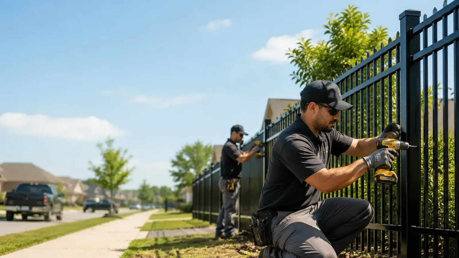 Metal Fence Installation in Valparaiso, FL